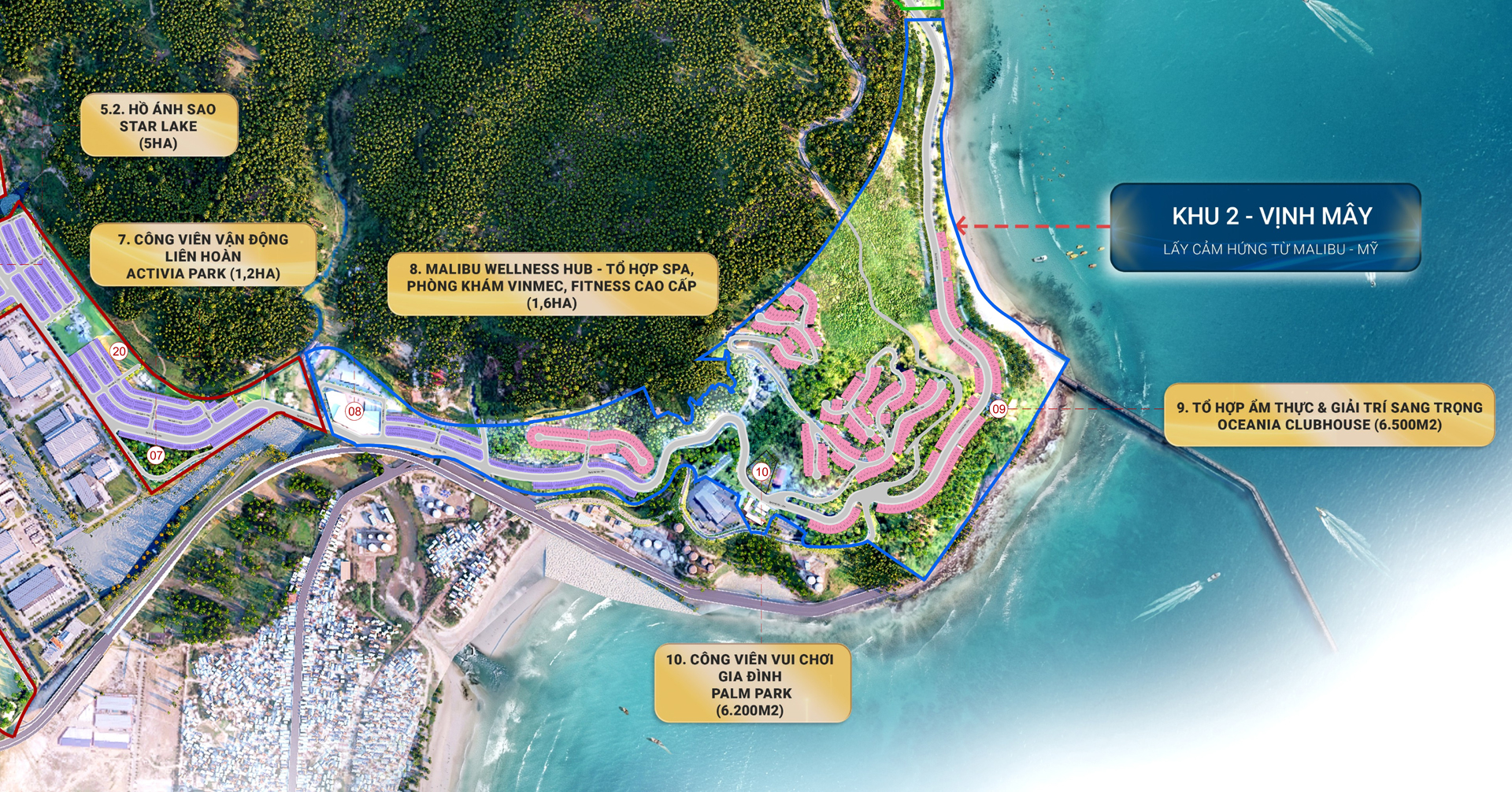Phân khu 2 Vịnh Mây