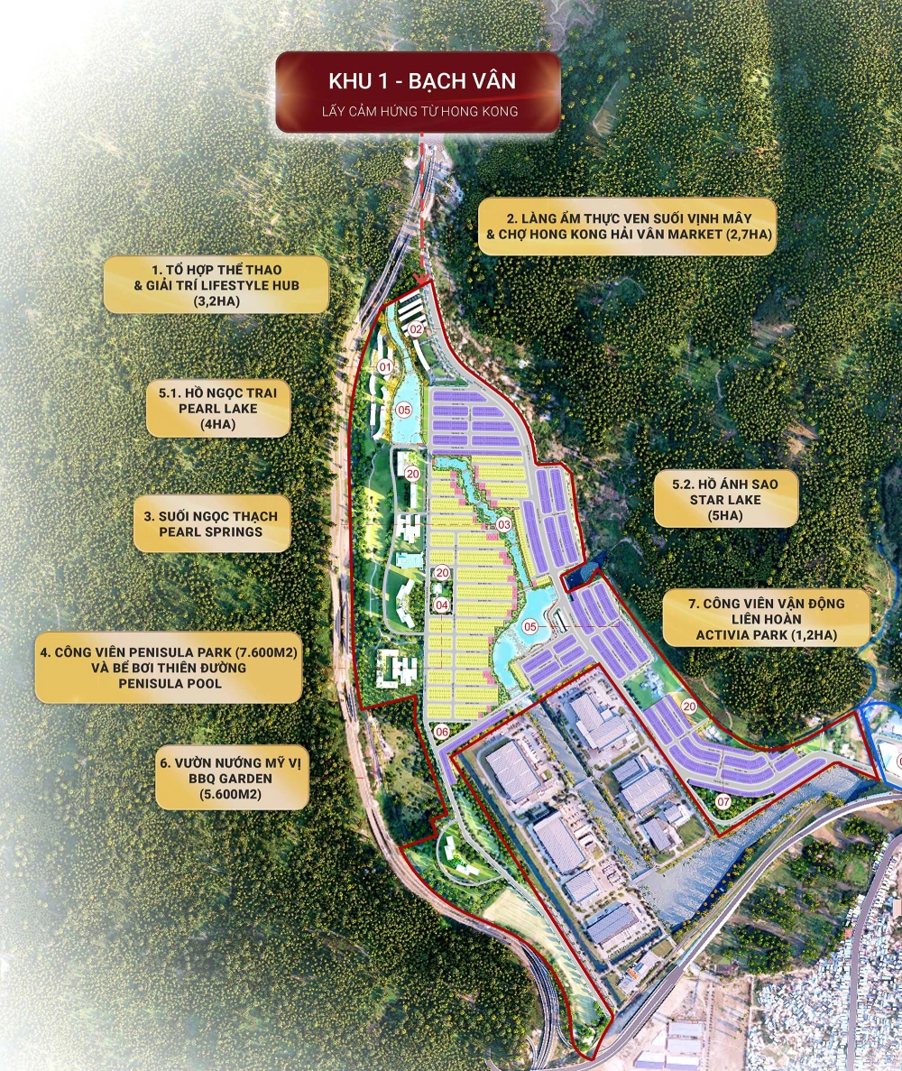 Phân khu 1 BẠCH VÂN