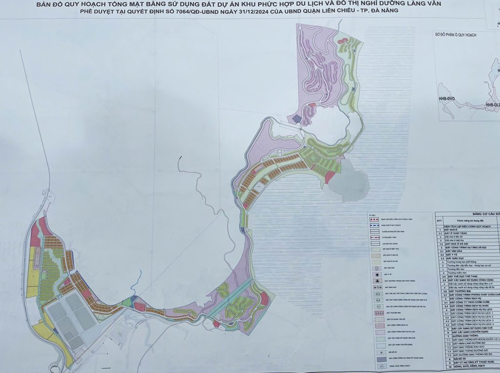 Bản đồ quy hoạch Vinhomes Làng Vân